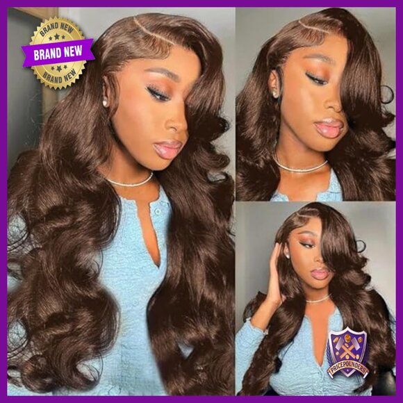 13x6 Lace Front Wig Human Hair 200 Density Body Wave Glueless 12 Inch main image 4